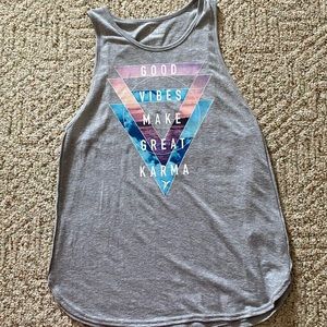 Old Navy semi fitted gray tank top. Women’s medium